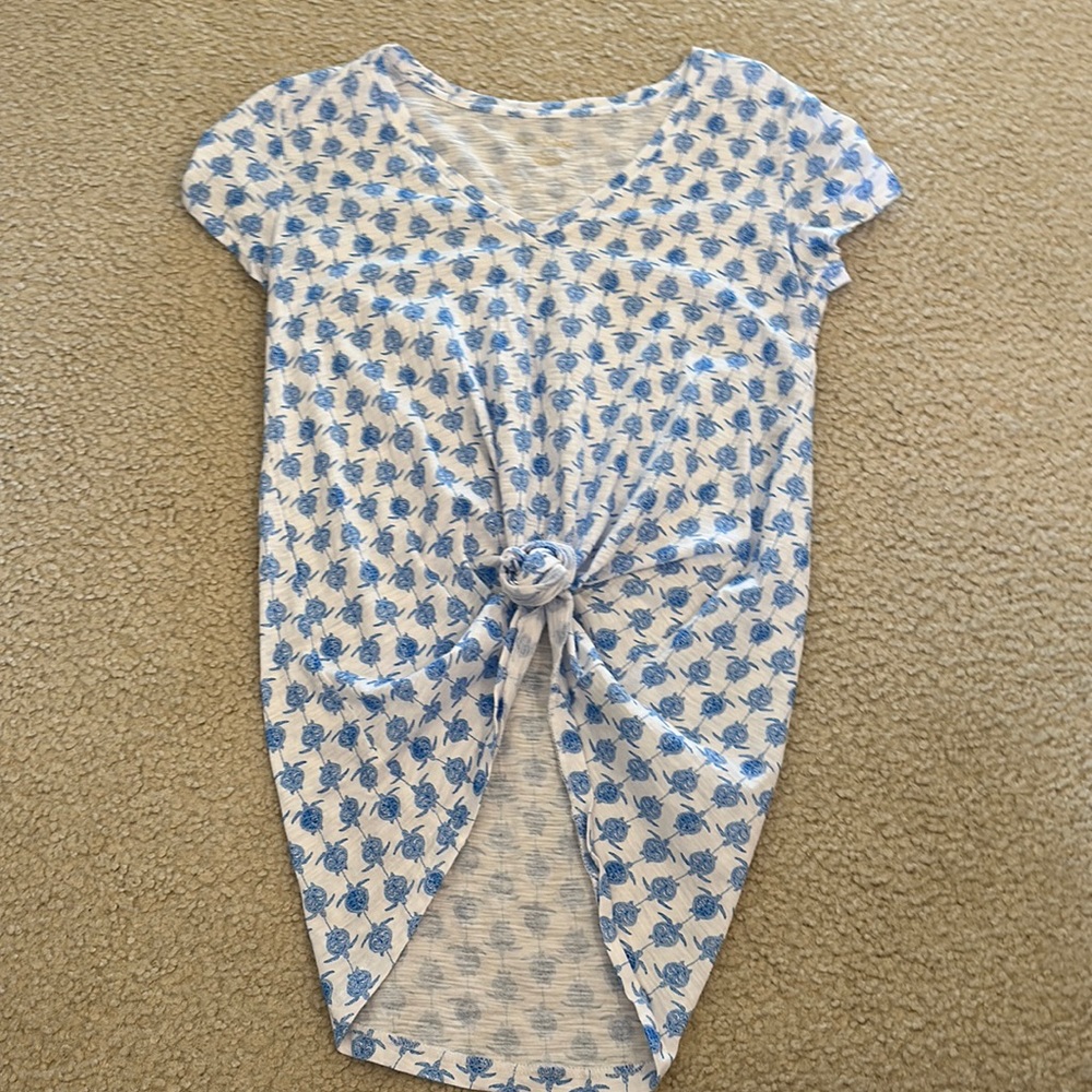 Lily Pulitzer Turtle Tie Tee